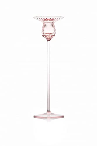 Anna von Lipa - Kerzenständer Tulipán 30cm Rosa - Kerzenständer im Sale